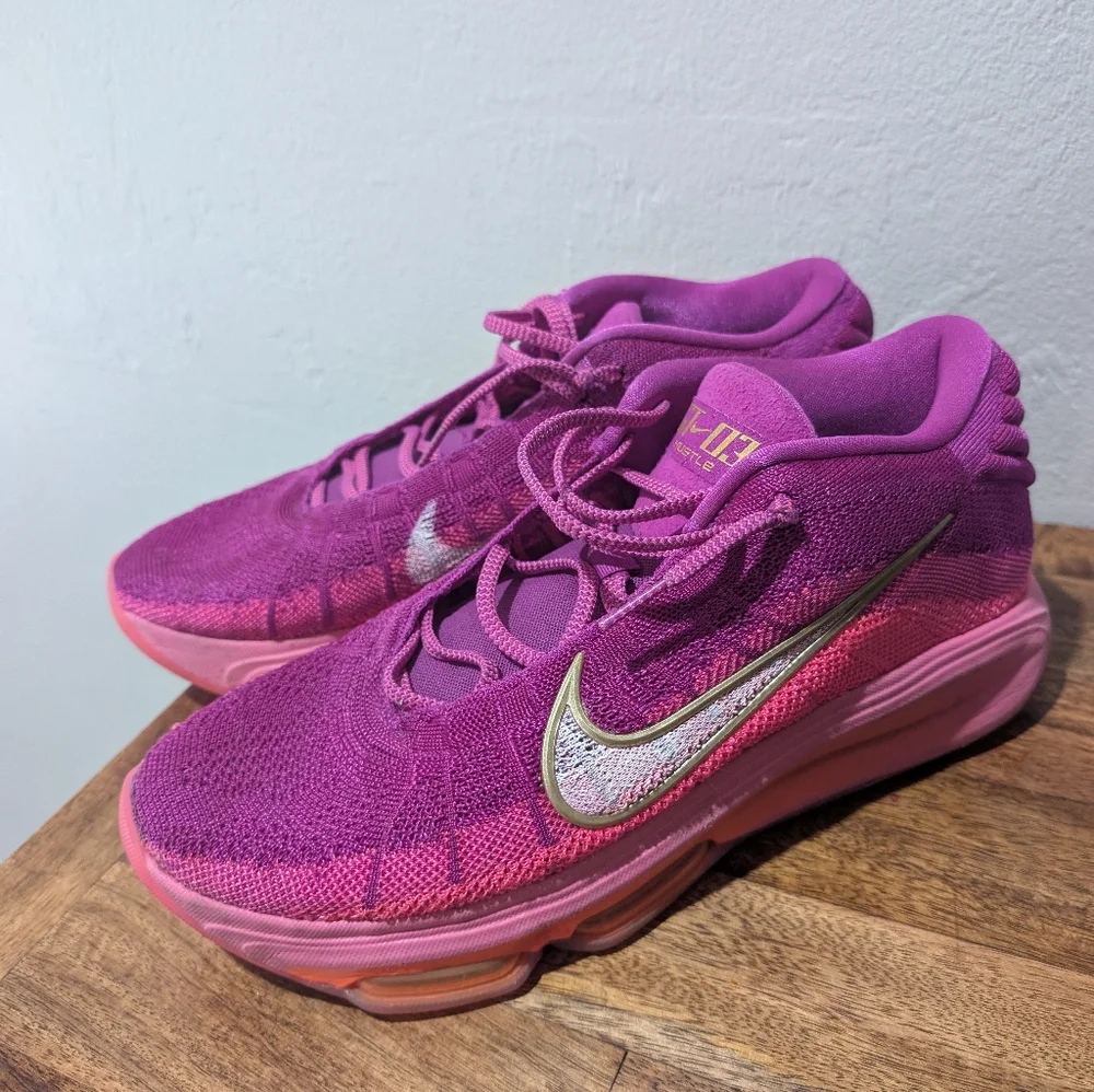 Nike G.T. Hustle 3 'Hyper Pink' Purple HV2000-601 Women's Size 14‎ Mens 12